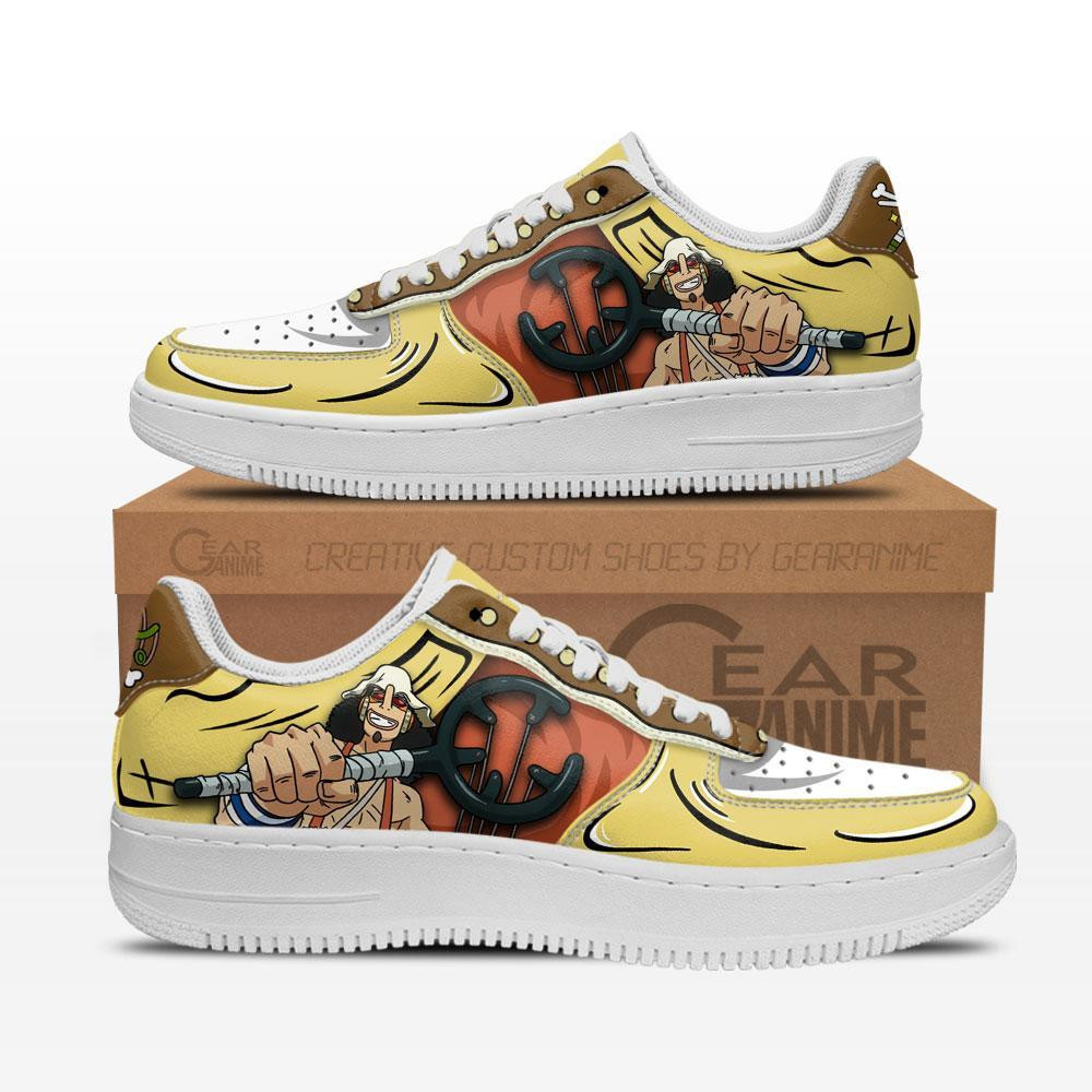 Usopp Custom Anime Low-Top Leather Sneakers