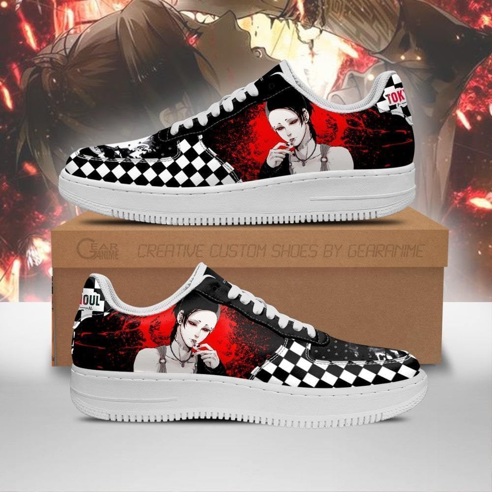 Uta Ghoul Custom Anime Low-Top Leather Sneakers