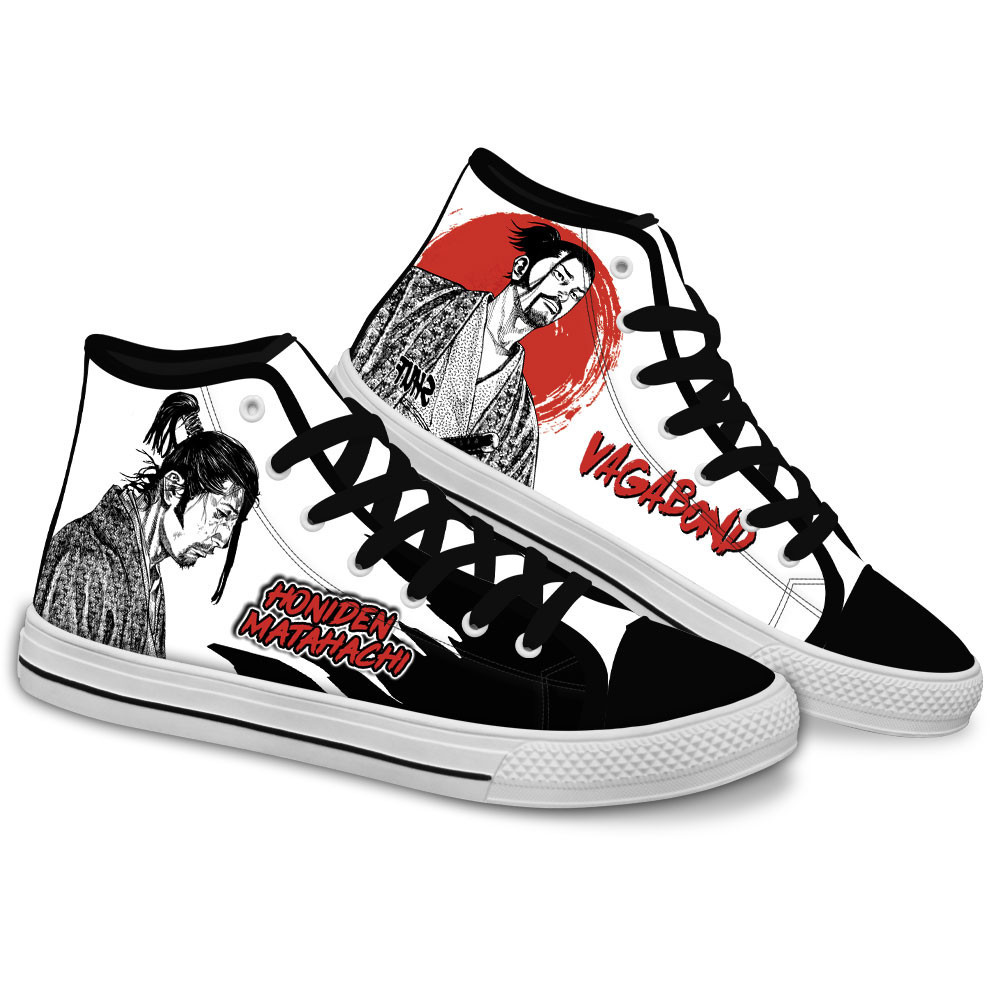 Vagabond Honiden Matahachi Custom Anime High-Top Canvas Shoes NTT130