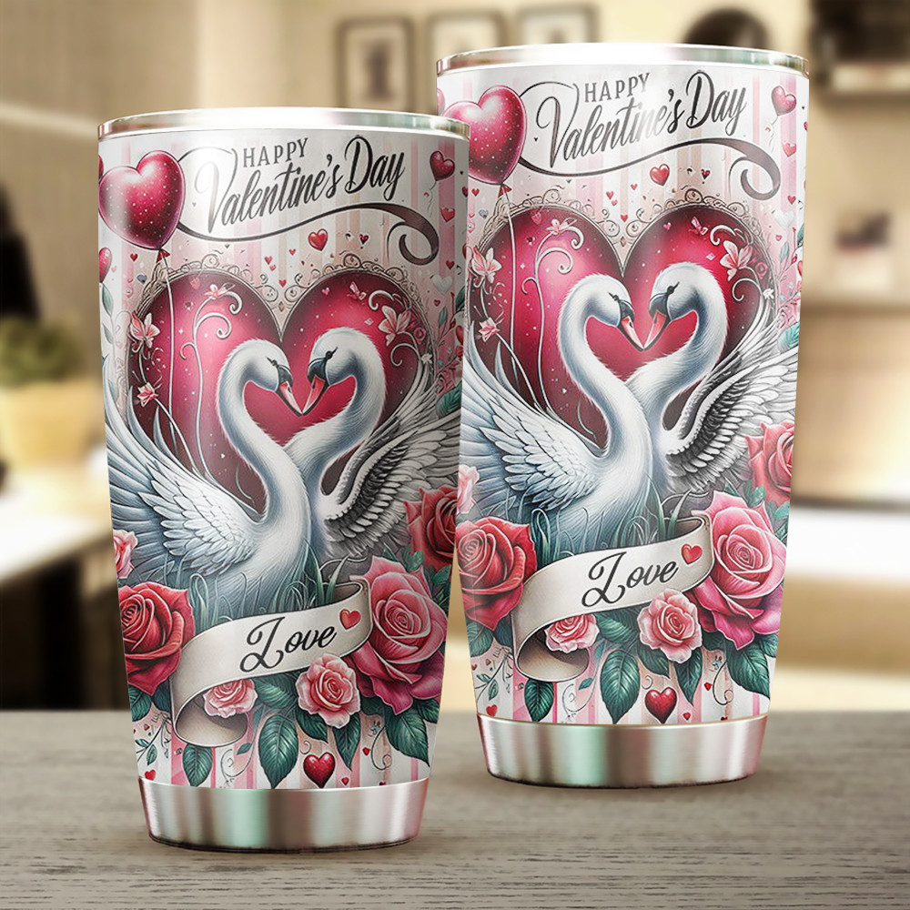 Valentine's Day Gnome Couple Tumbler Gifts For Him Her