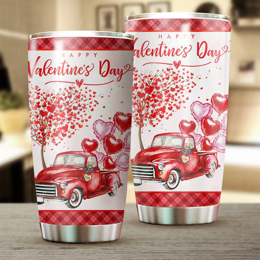 Valentines Day Truck Loads Of Love Tumbler