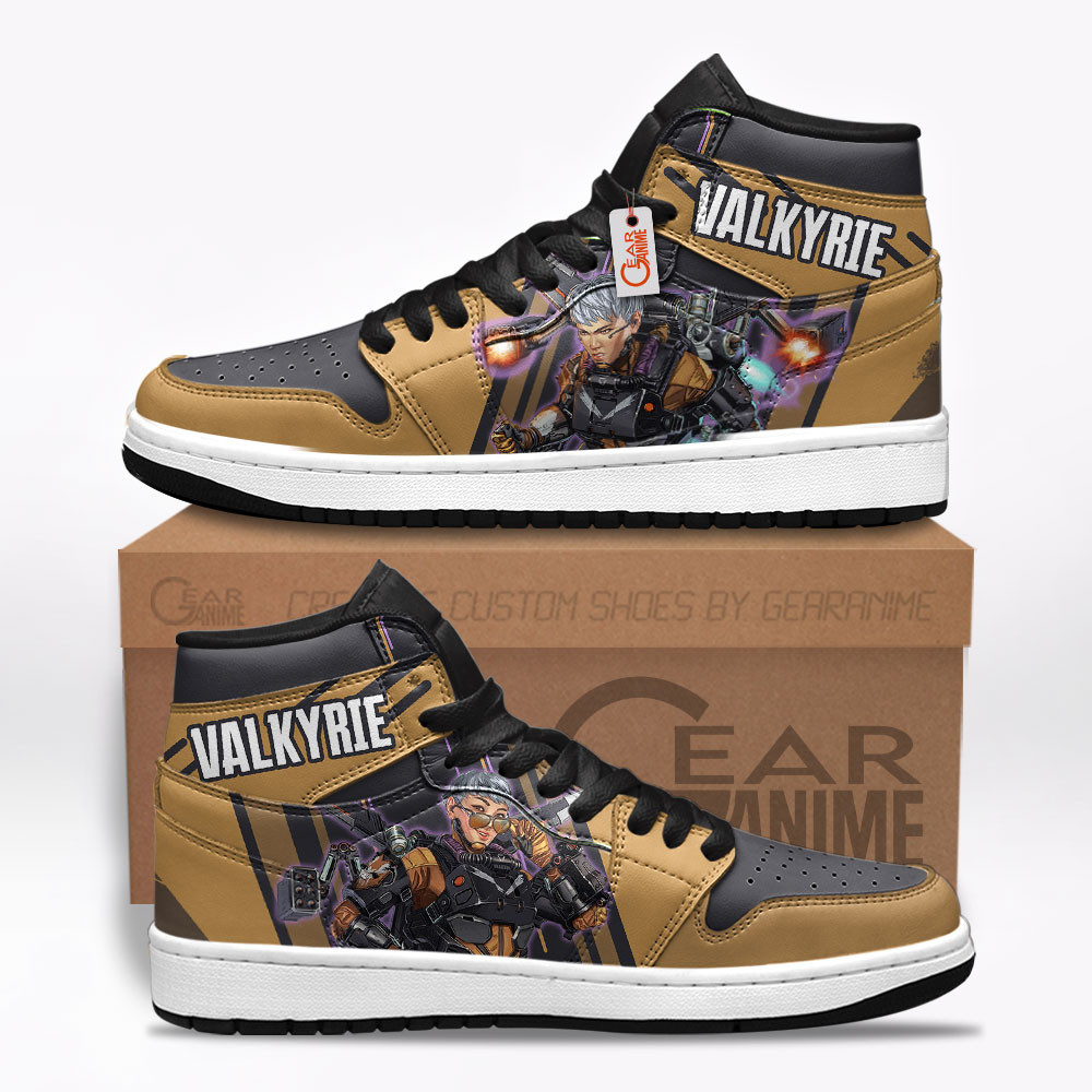 Valkyrie Custom Gaming High-Top Leather Sneakers Game Apex Legends Shoes