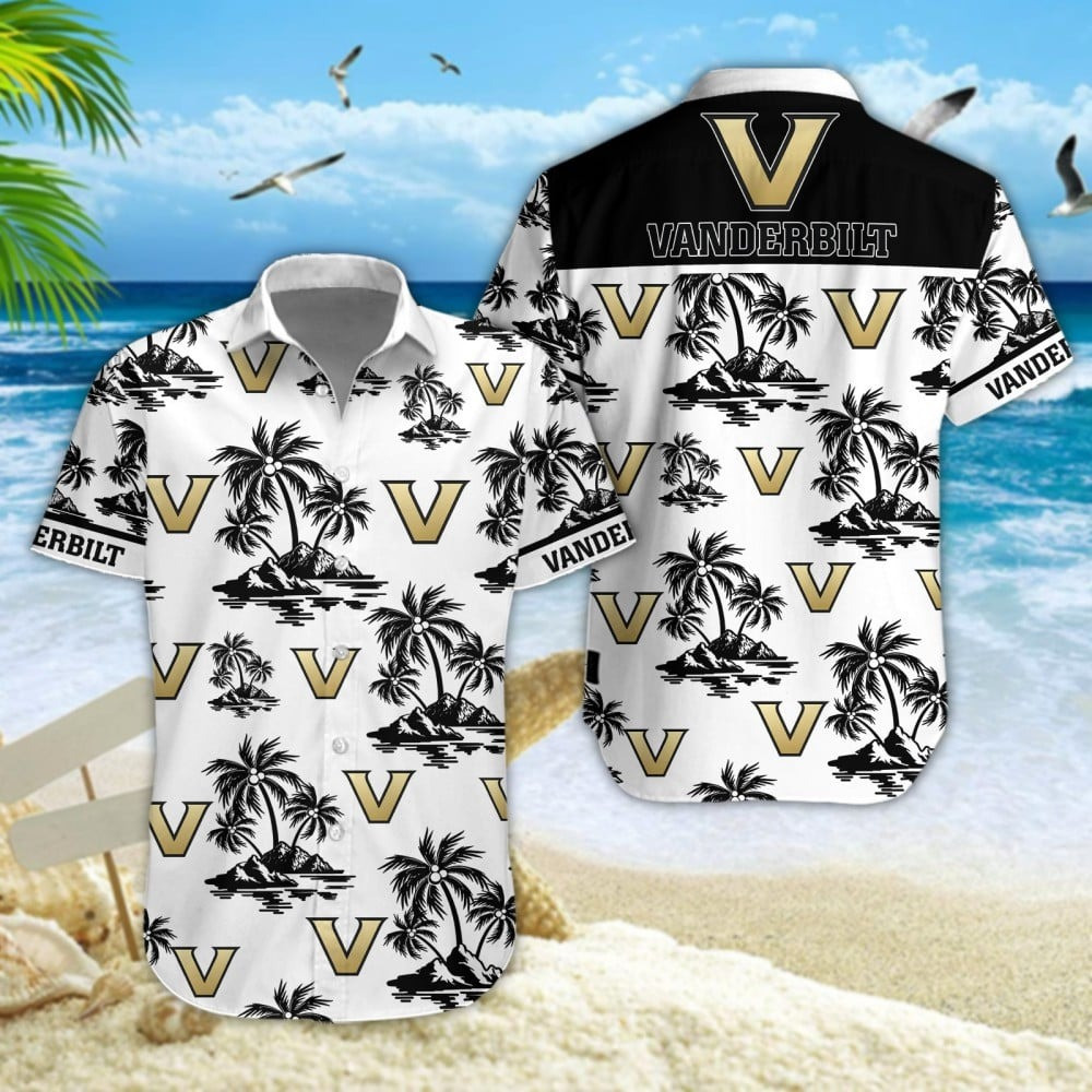Vanderbilt Commodores Football Hawaiian Football Vacation Shirt Gifts For Ocean Lovers