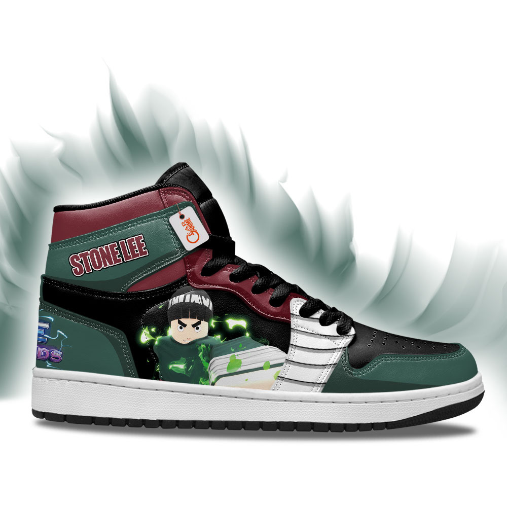 Vanguards Stone Lee Custom Gaming High-Top Leather Sneakers Drop