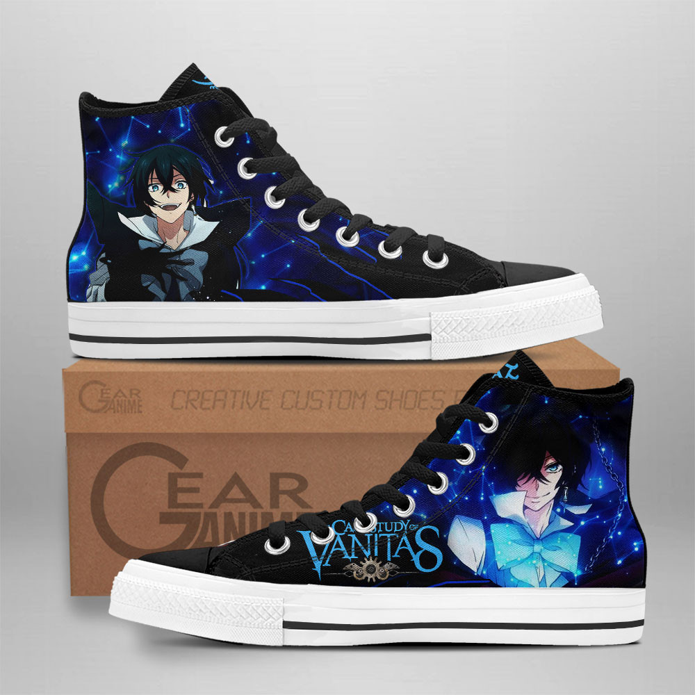 Vanitas Custom Anime High-Top Canvas Shoes The Case Study of Vanitas NTT221