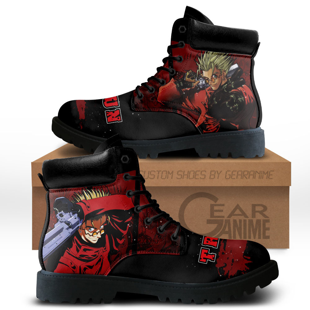 Vash the Stampede Custom Anime Combat Boots MV2811