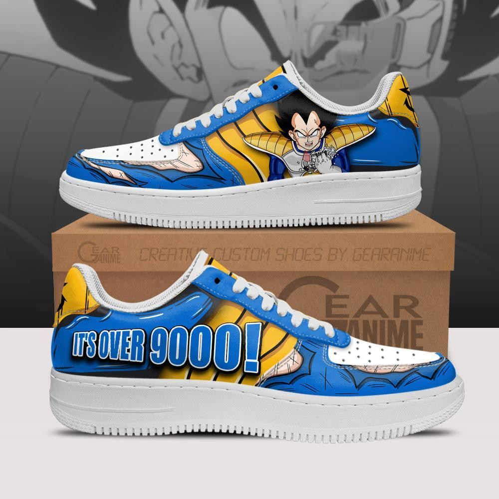 Vegeta 9000 Custom Anime Low-Top Leather Sneakers