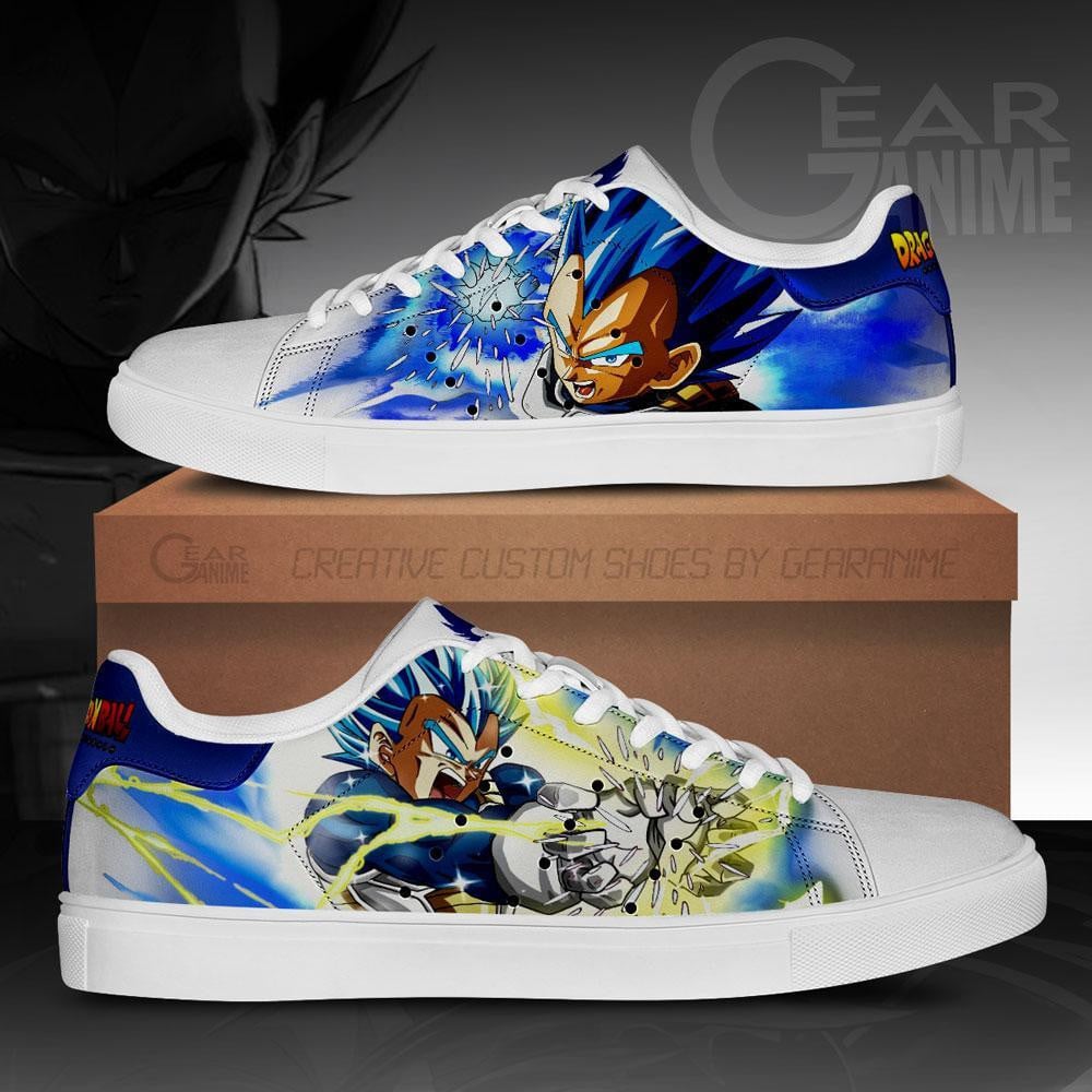 Vegeta Blue Custom Anime Classic Court Shoes