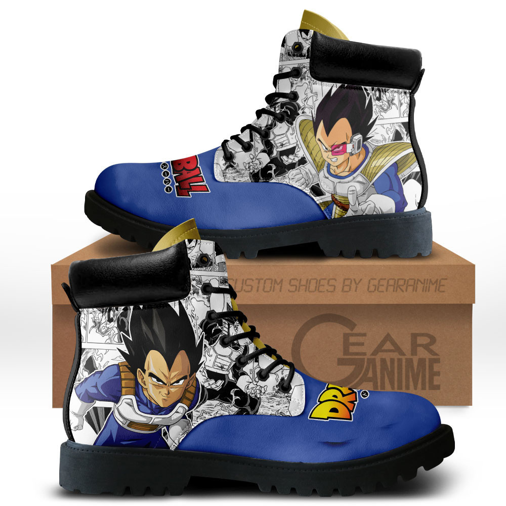 Vegeta Custom Anime Combat Boots