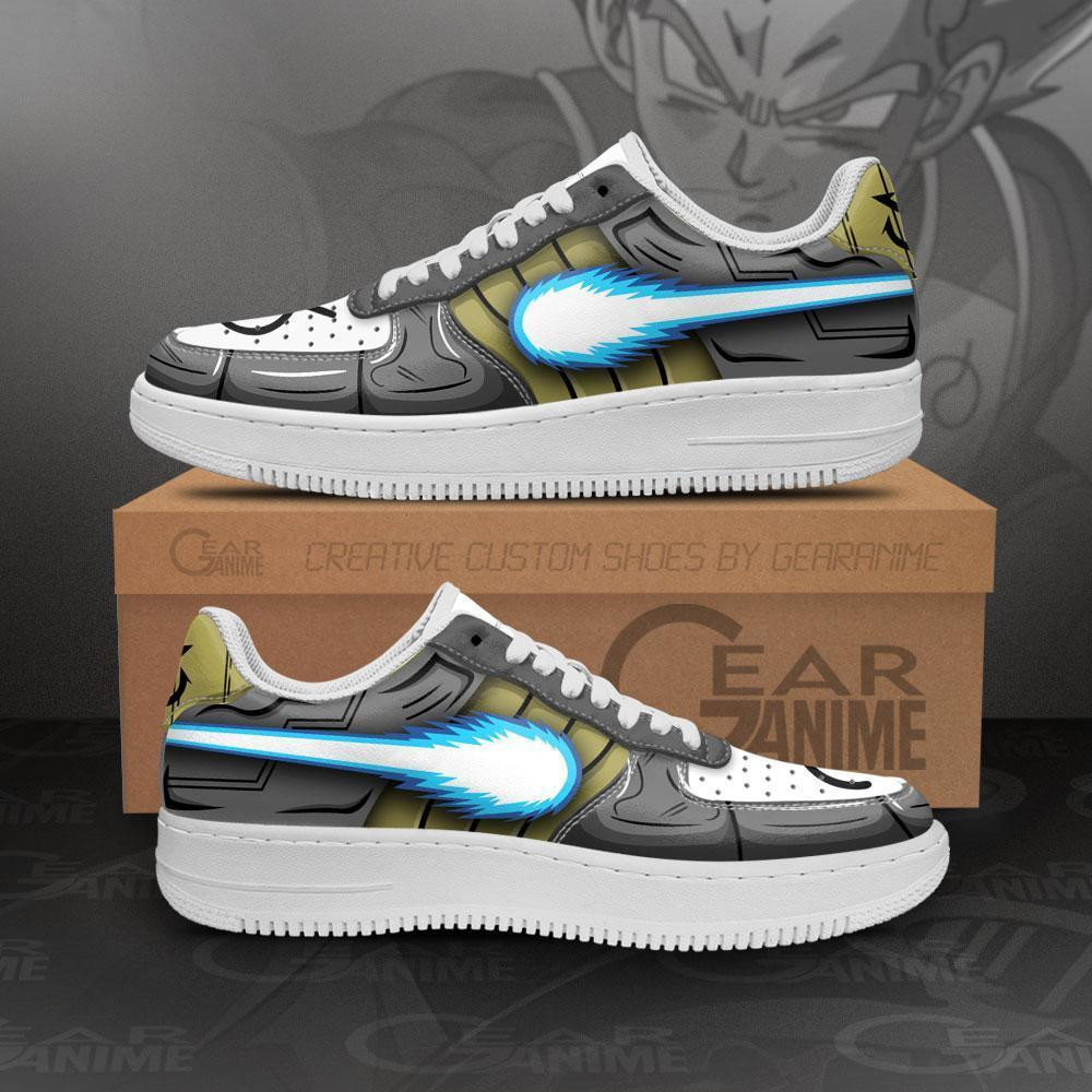Vegeta Custom Anime Low-Top Leather Sneakers
