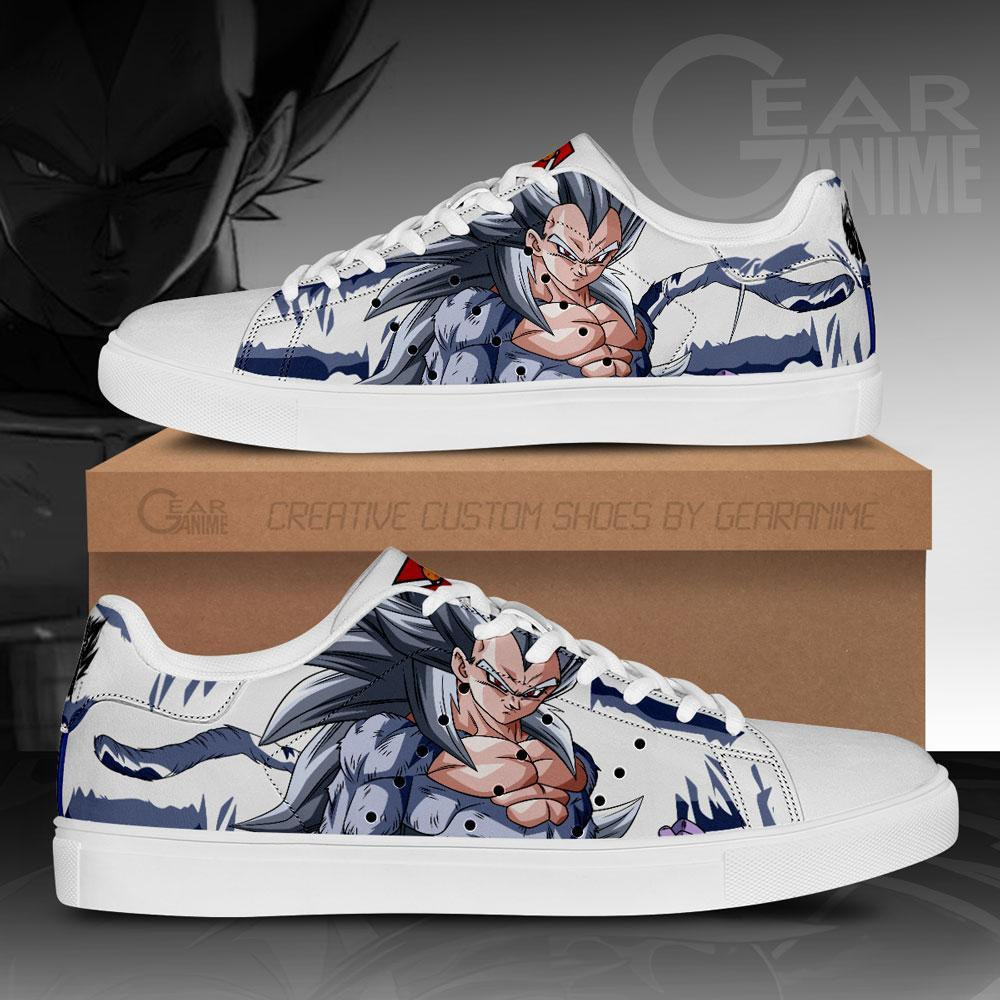 Vegeta SSJ 5 Custom Anime Classic Court Shoes