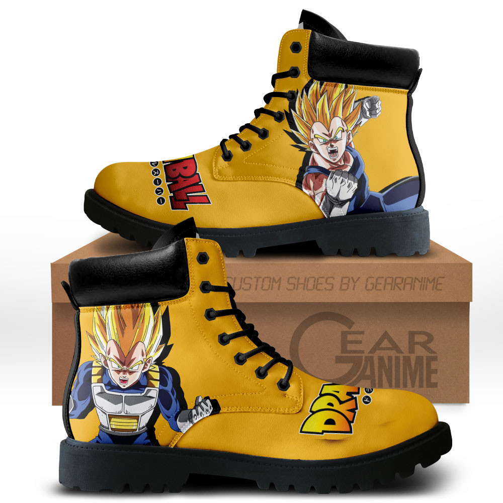 Vegeta Super Saiyan Custom Anime Combat Boots MV2811