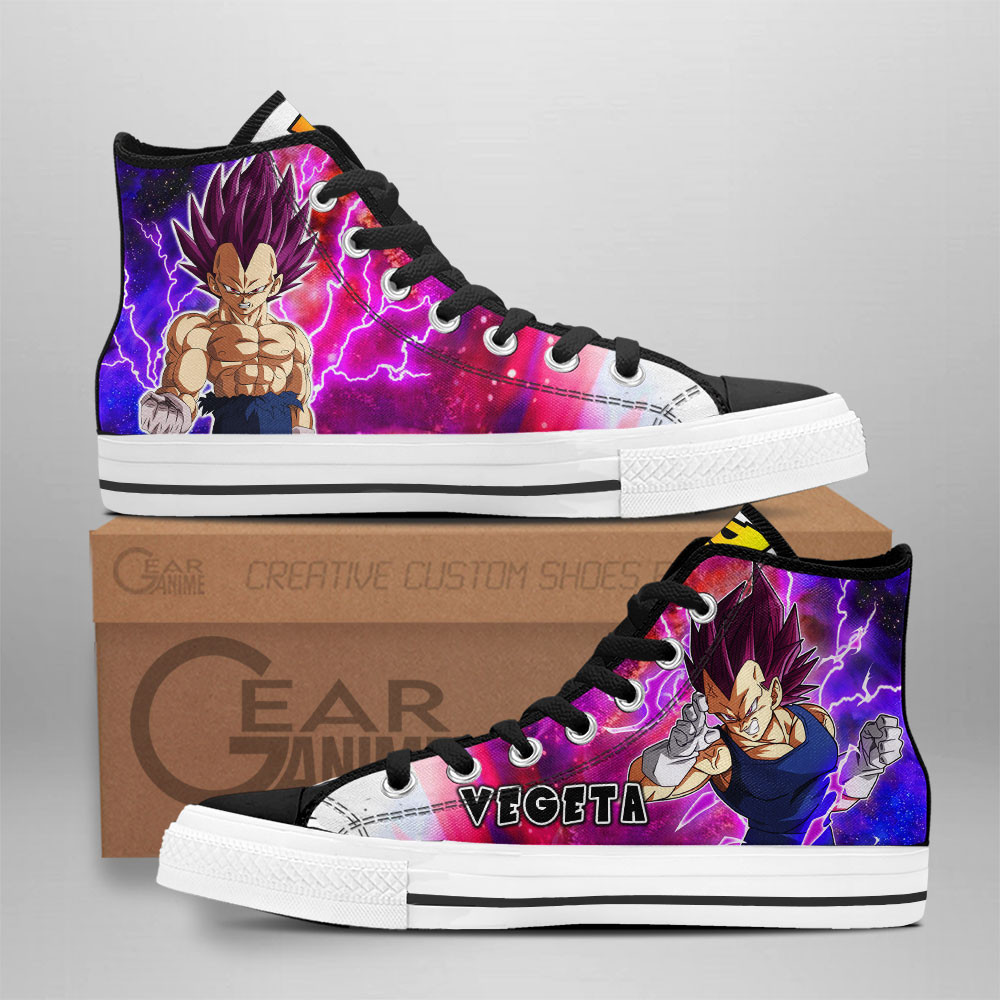 Vegeta Ultra Ego Custom Anime High-Top Canvas Shoes Super Shoes NTT230