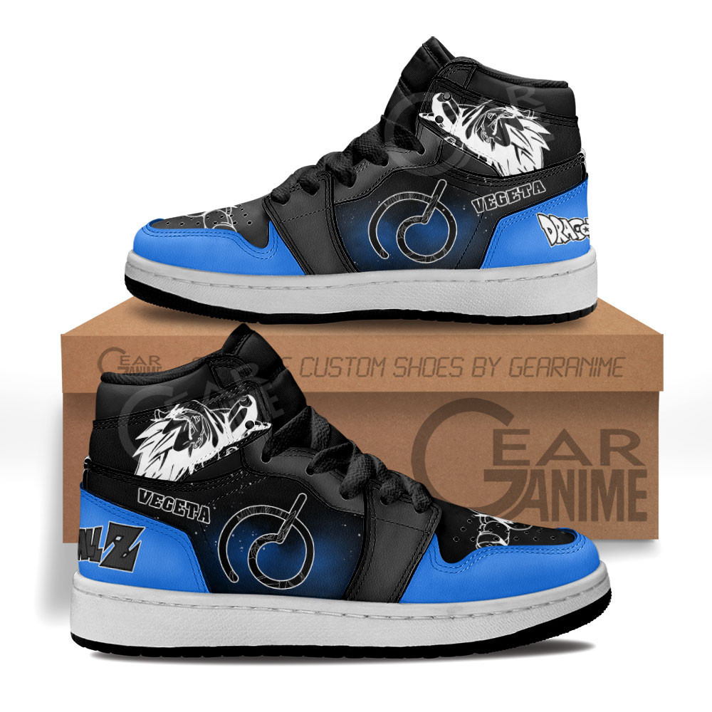 Vegeta Whis Custom Anime Kids High-Top Leather Sneakers Gift For Shoes MV1503