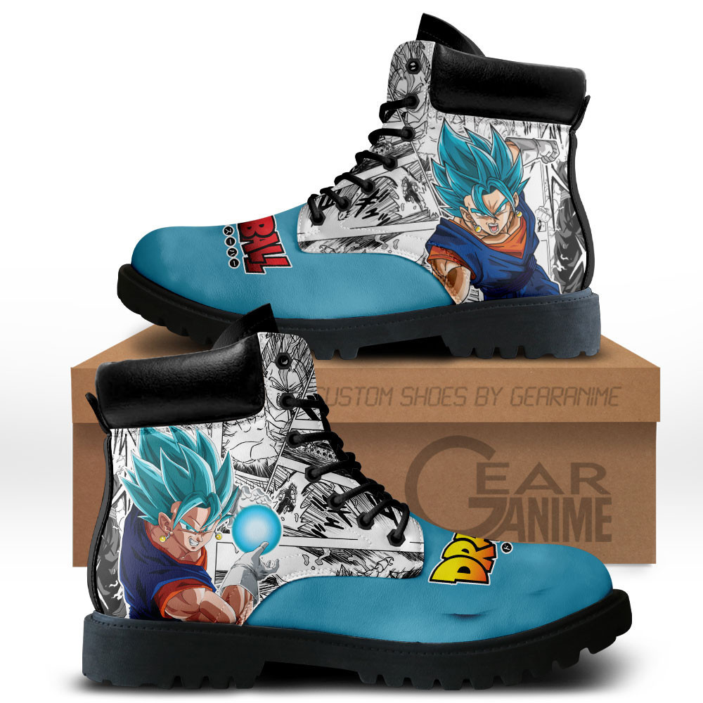 Vegito Custom Anime Combat Boots