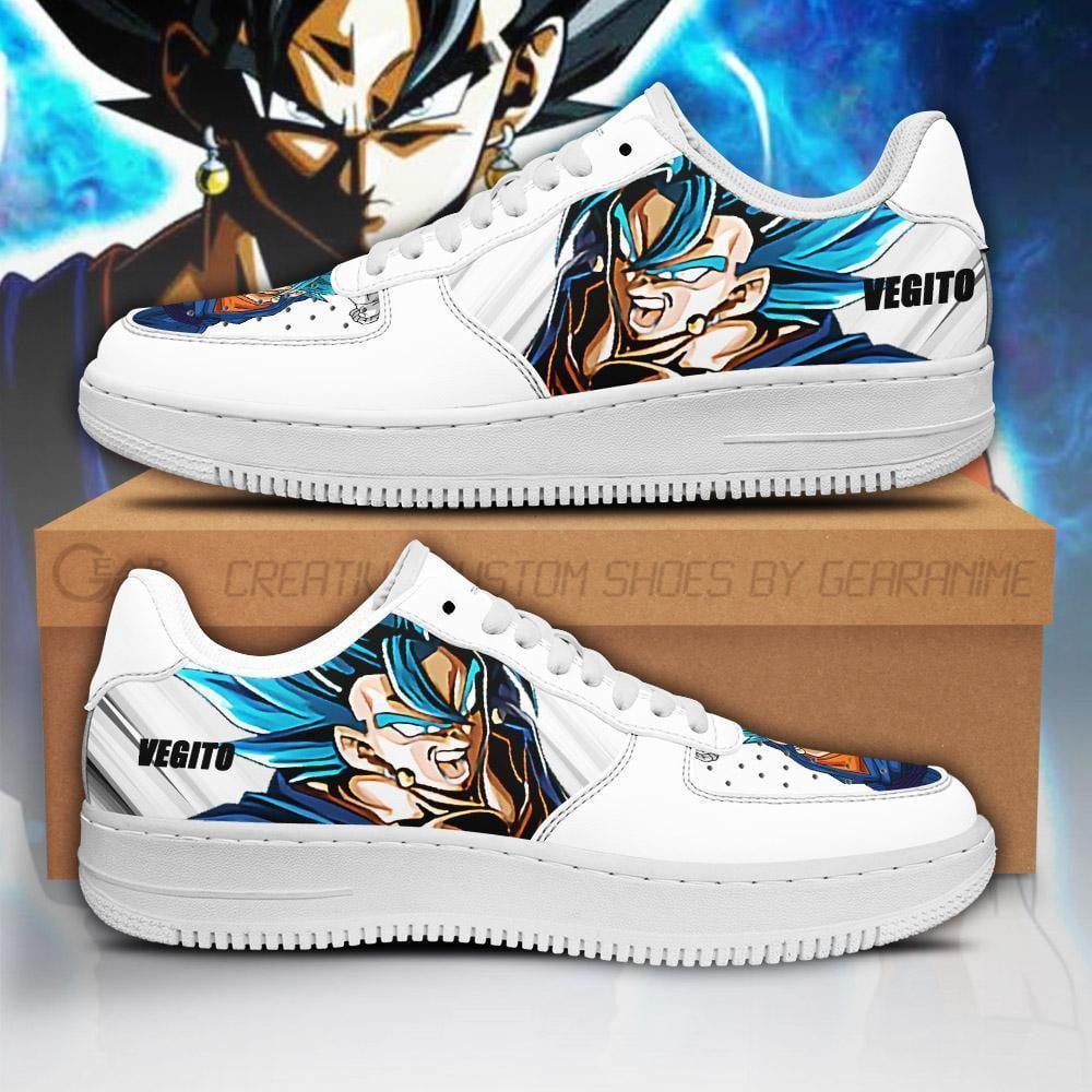Vegito Custom Anime Low-Top Leather Sneakers