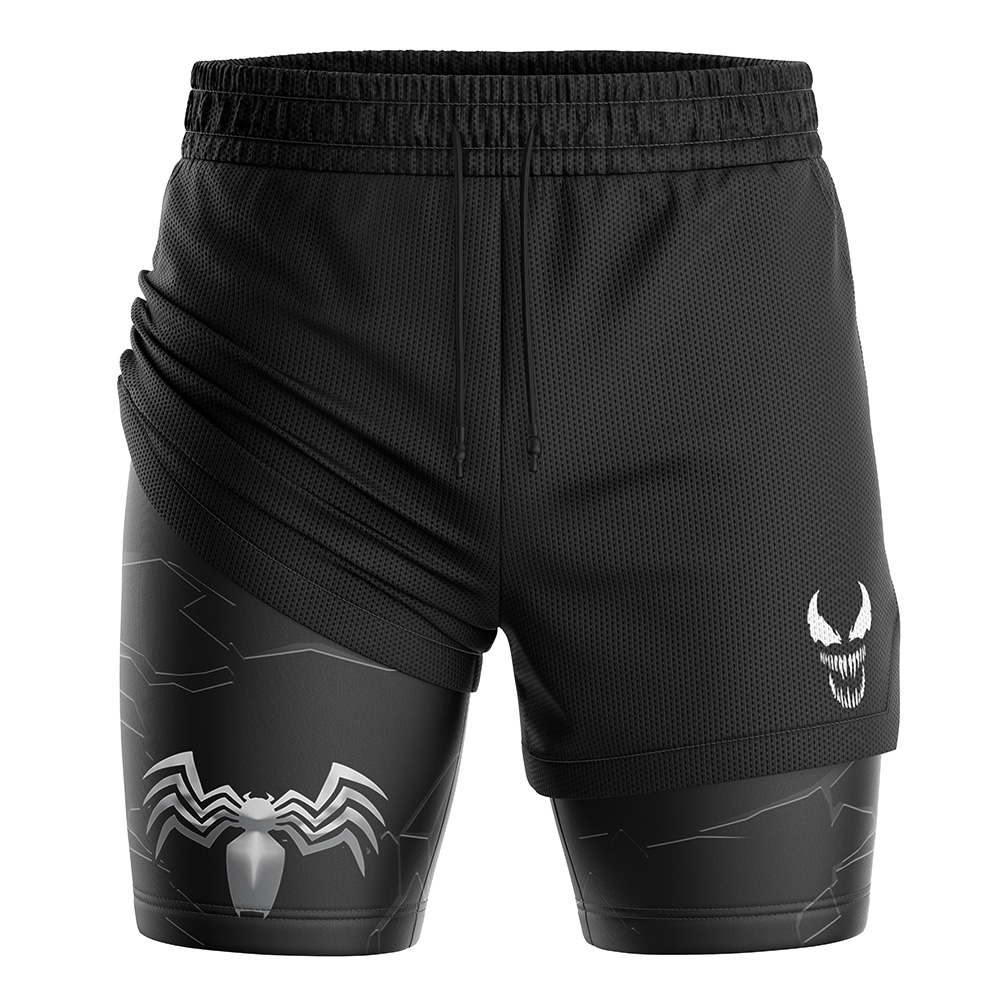 Venom Marvel Comics 2-in-1 Performance Shorts