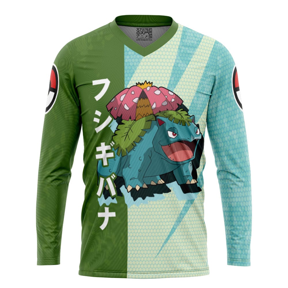 Venusaur Attack Pokemon Hockey Jersey