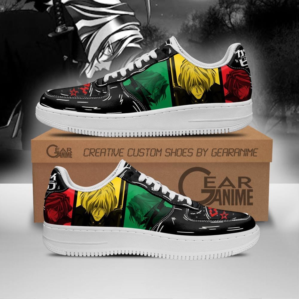 Vicious Custom Anime Low-Top Leather Sneakers