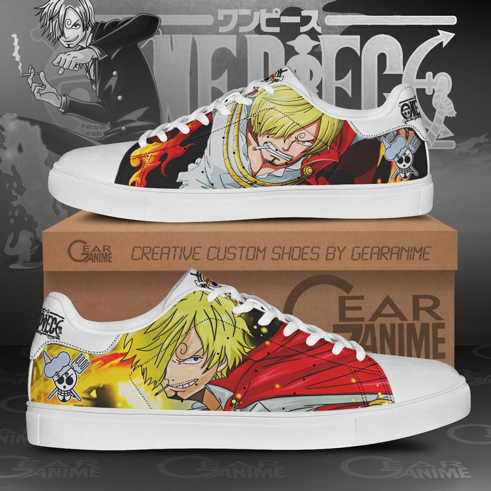 Vinsmoke Sanji Custom Anime Classic Court Shoes