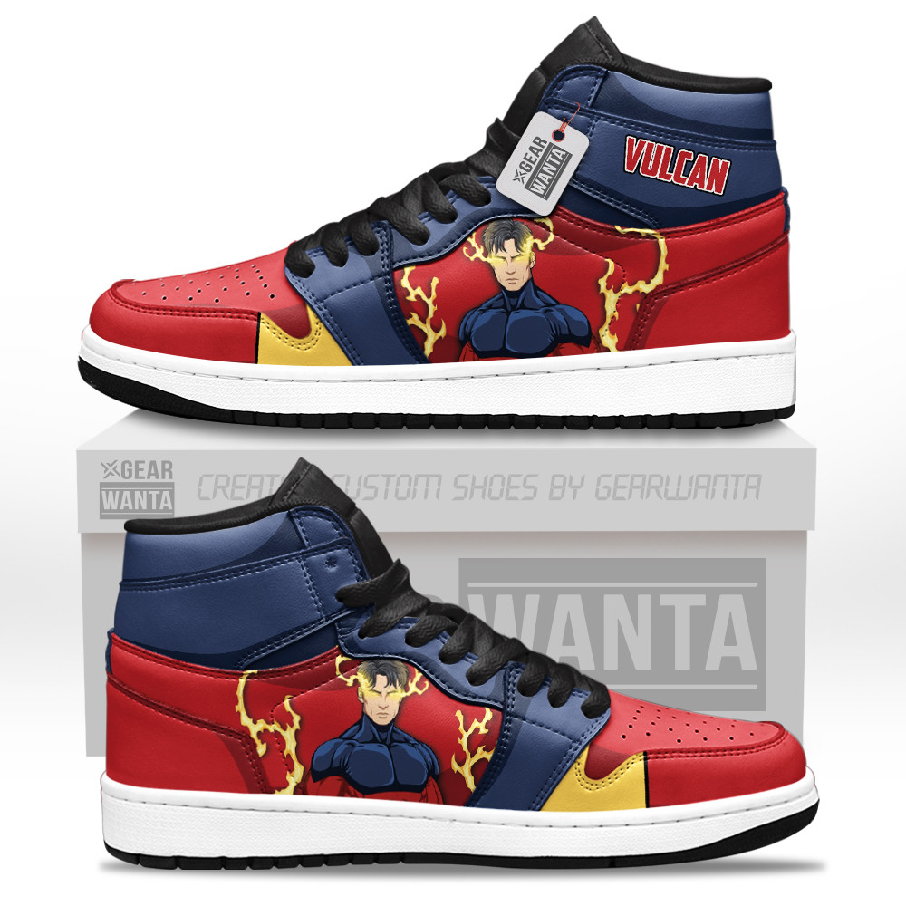 Vulcan Custom Movie High-Top Leather Sneakers