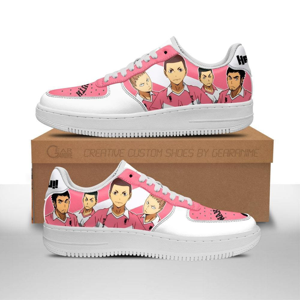Wakutani South High Custom Anime Low-Top Leather Sneakers