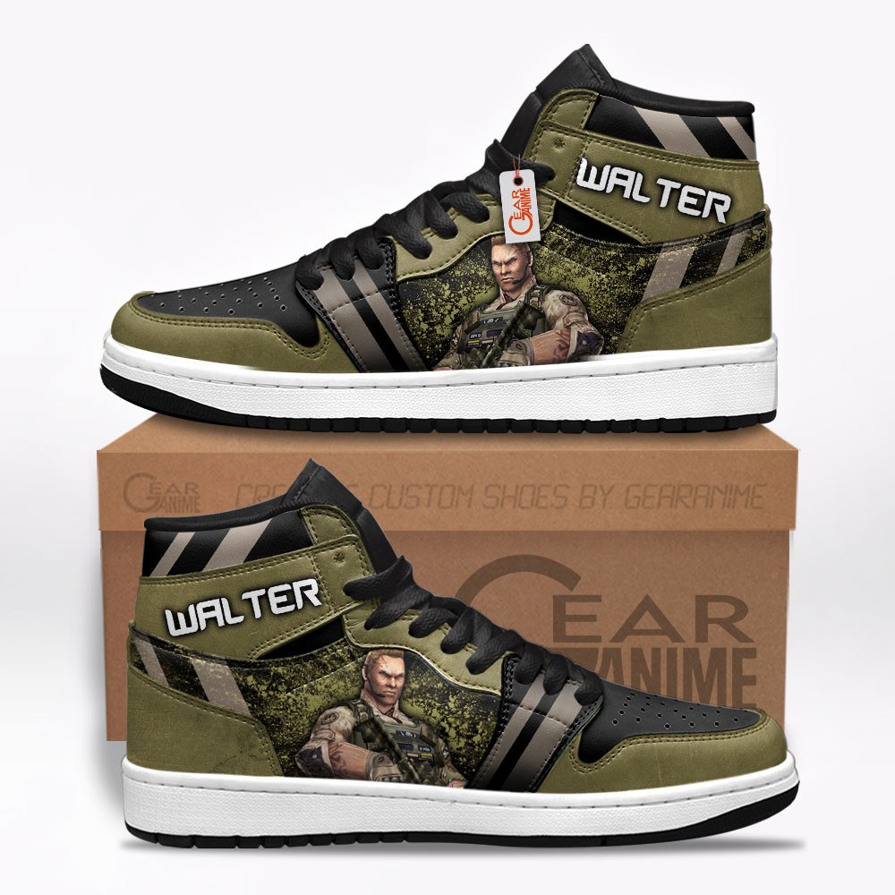 Walter Custom Gaming High-Top Leather Sneakers Game C.S Skins