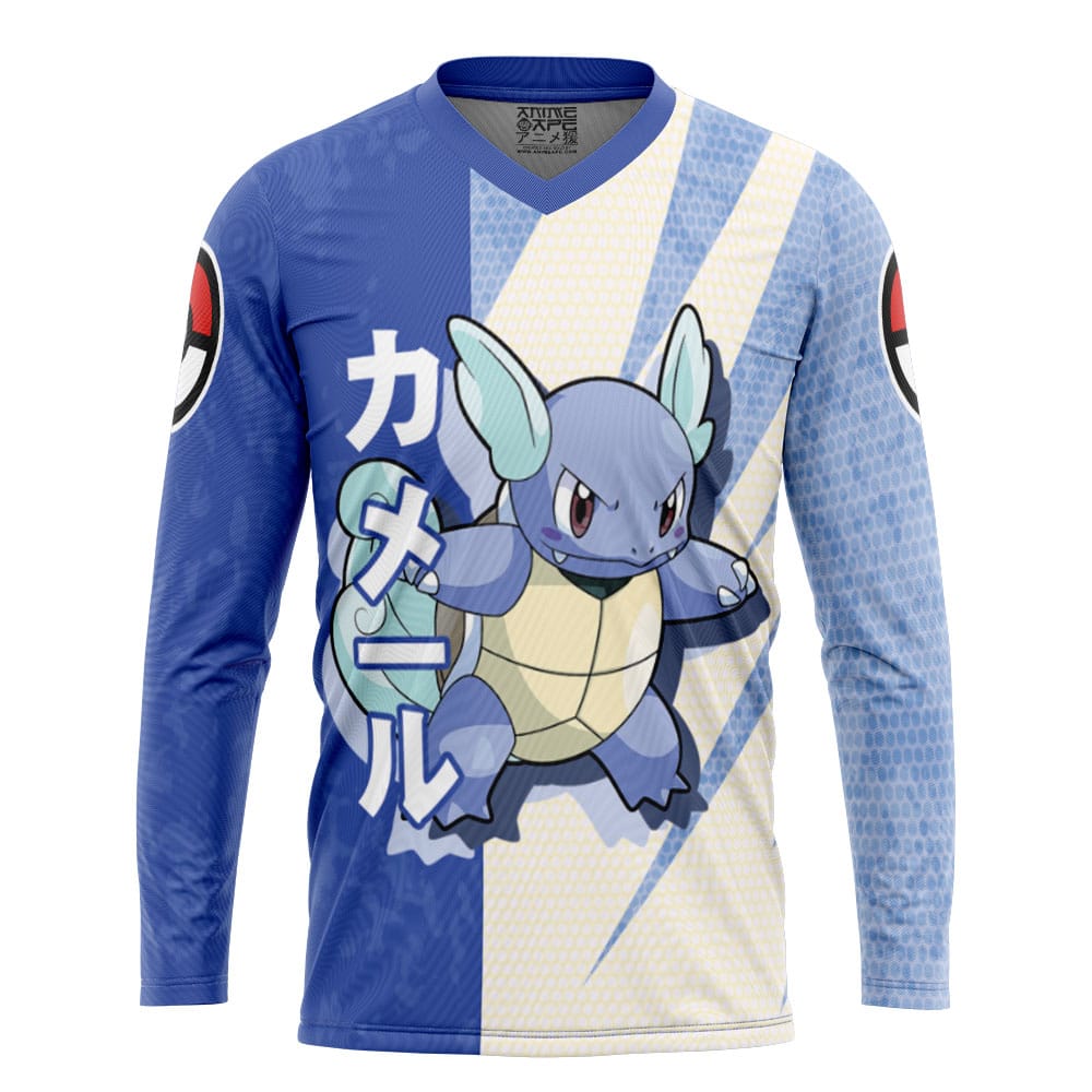 Wartortle Attack Pokemon Hockey Jersey