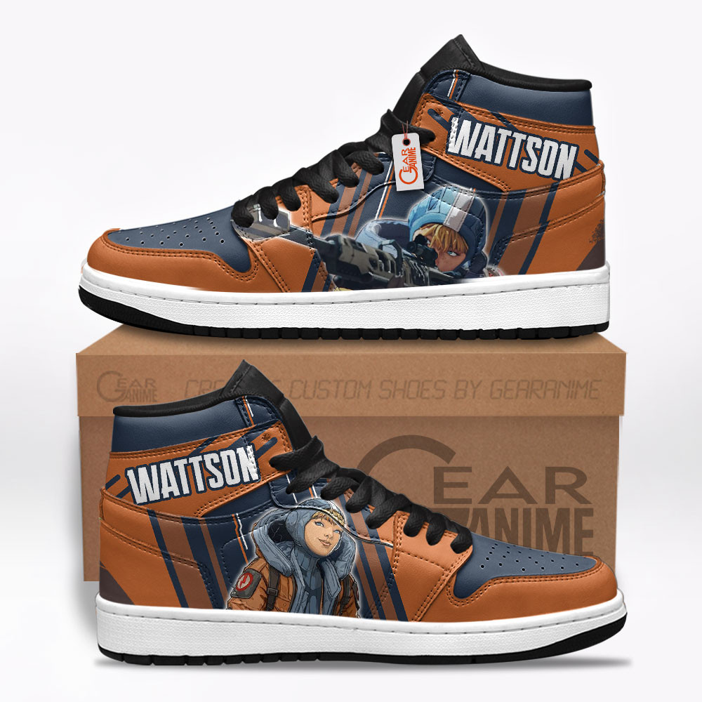 Wattson Custom Gaming High-Top Leather Sneakers Game Apex Legends Shoes