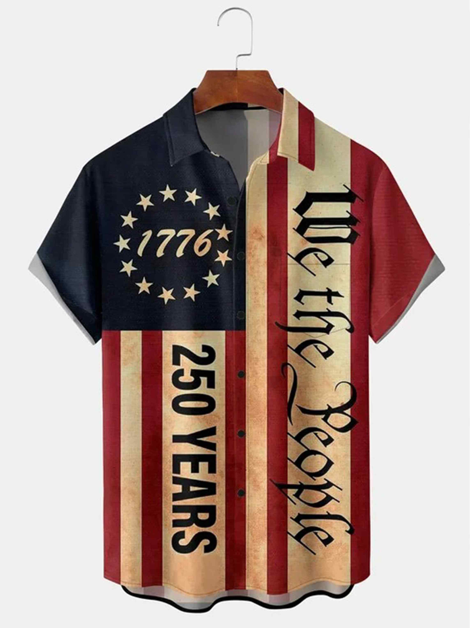 We The People Hawaiian Shirt 250 Years Anniversary 1776 2026 Clothing Gift Ideas
