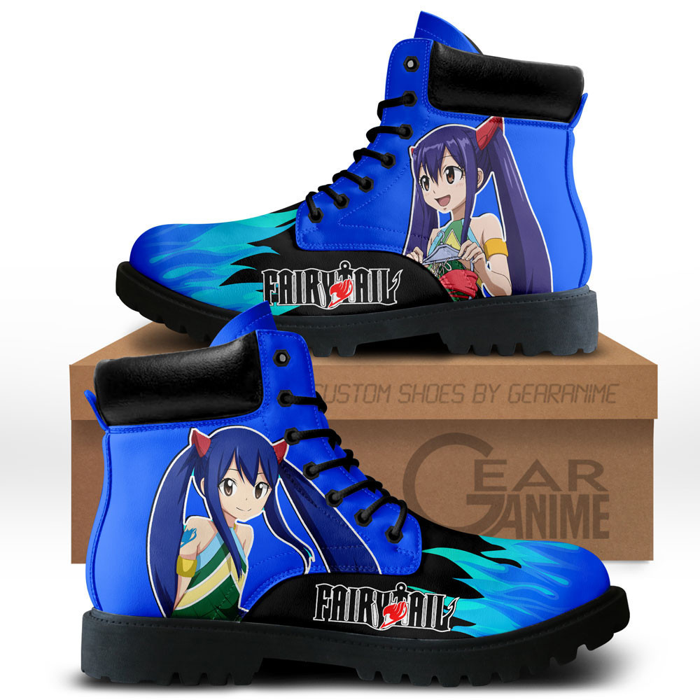 Wendy Marvell Custom Anime Combat Boots NTT071