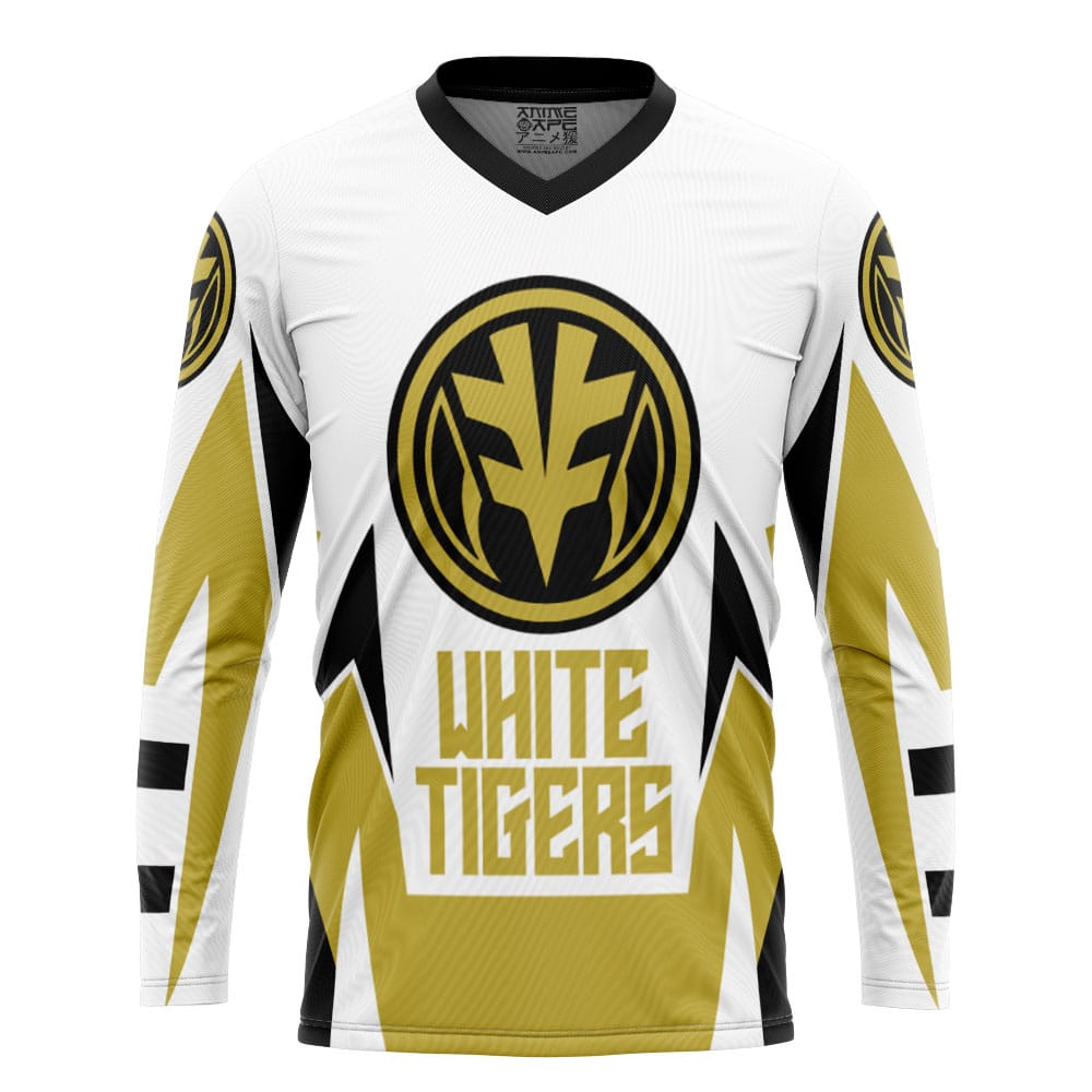 White Tigers Tommy Oliver Power Rangers Hockey Jersey
