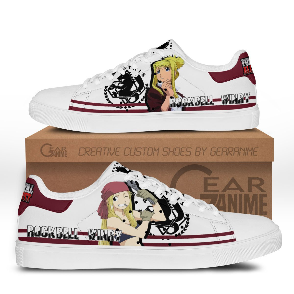 Winry Rockbell Custom Anime Classic Court Shoes