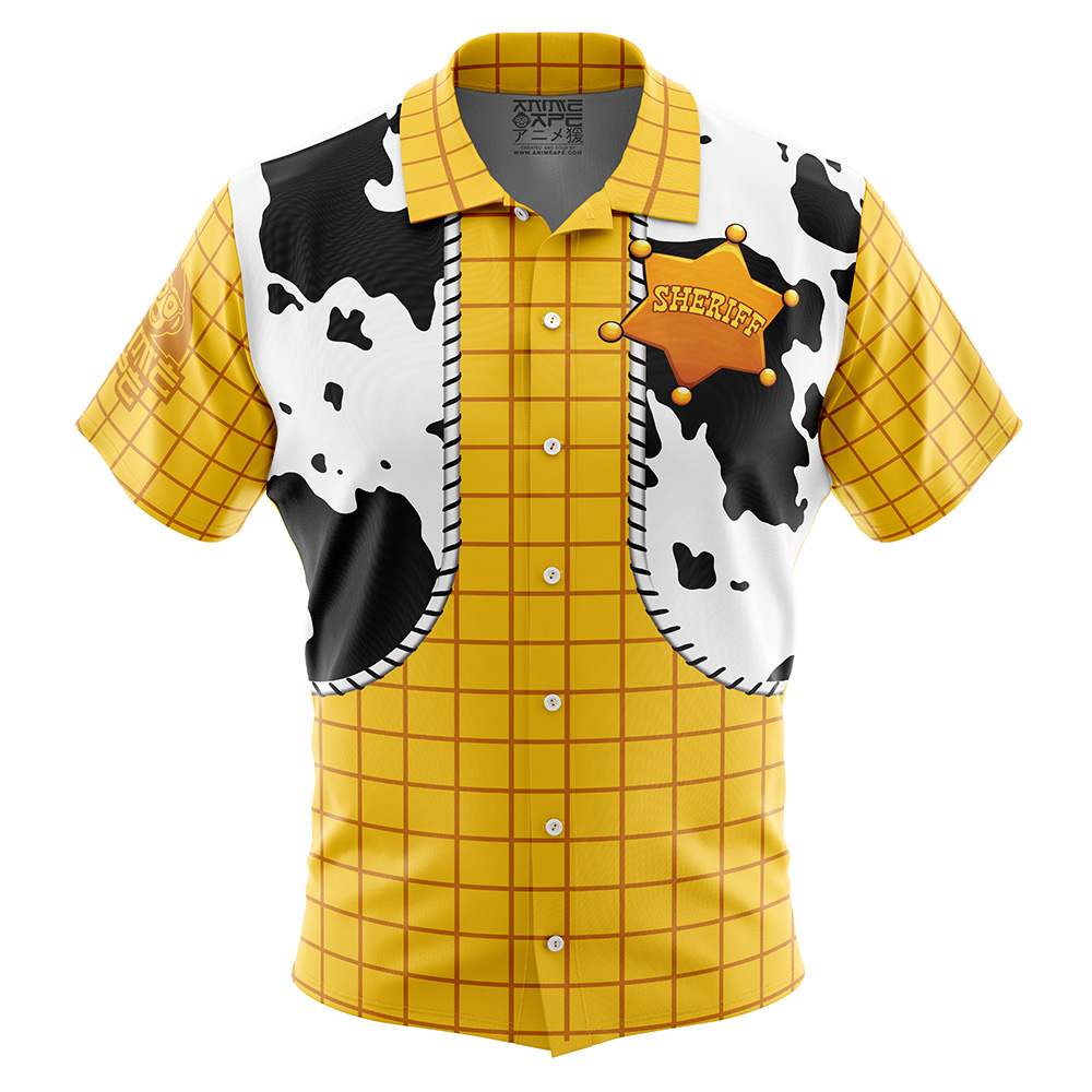Woody Toy Story Button Up Hawaiian Shirt