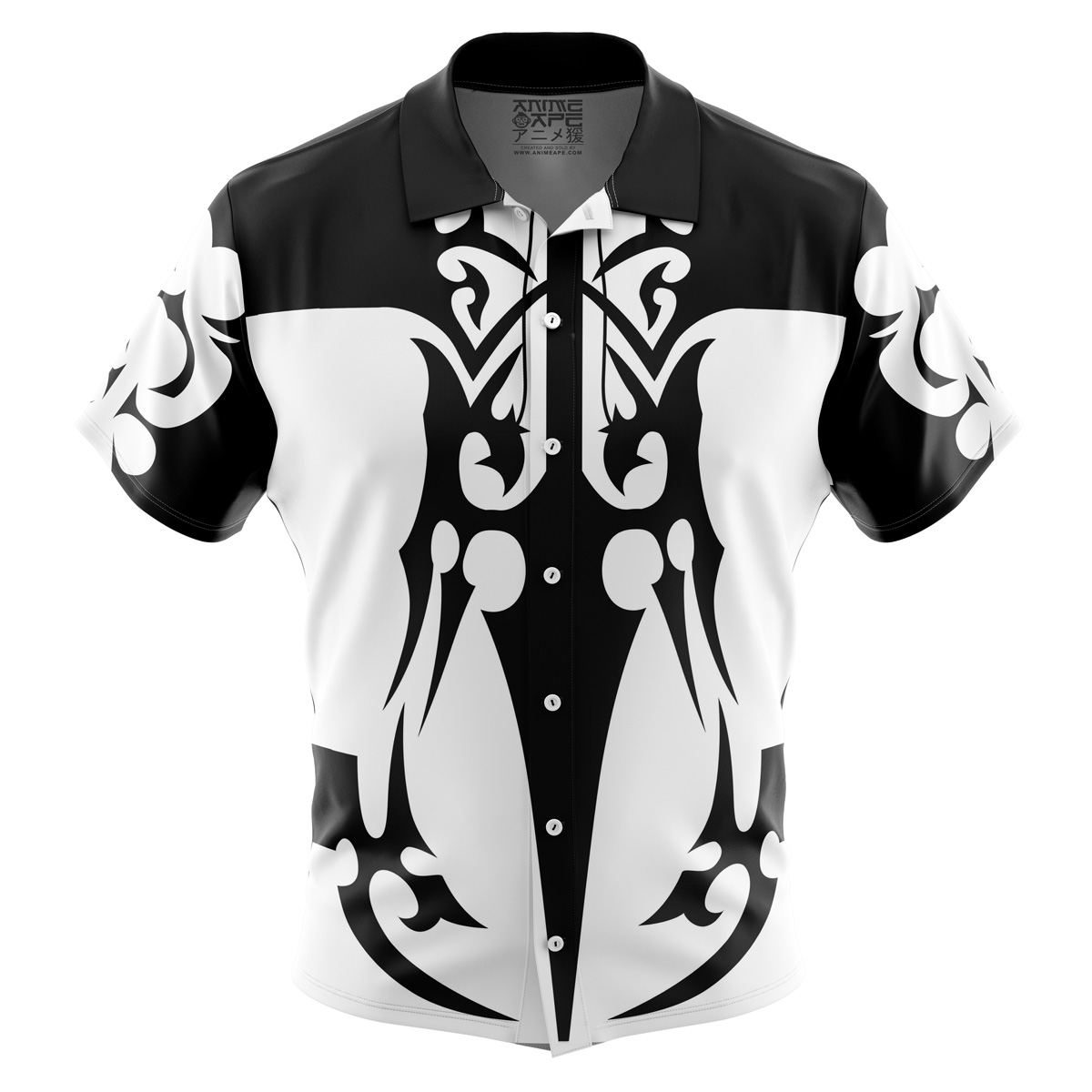Xemnas Kingdom Hearts Button Up Hawaiian Shirt