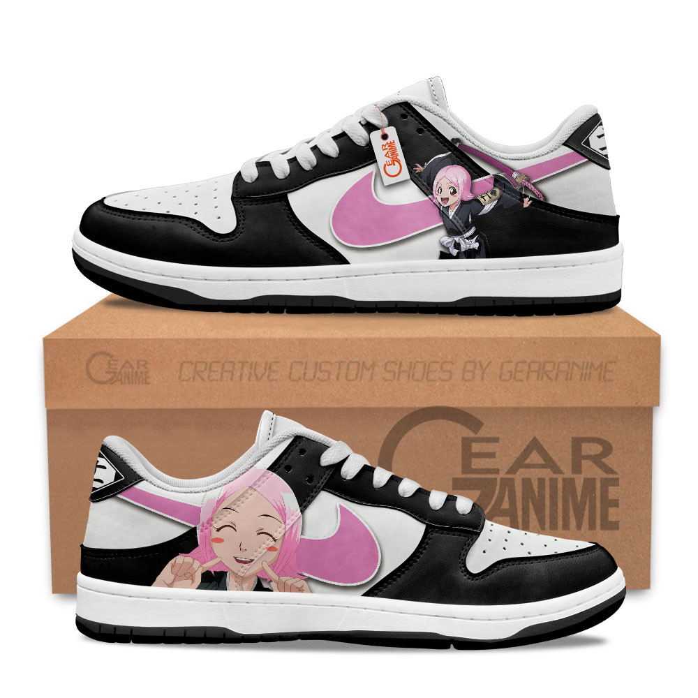 Yachiru Kusajishi Custom Anime Low-Top Skate Sneakers