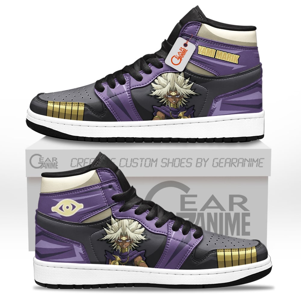 Yami Marik Shoes Custom High-Top Leather Sneakers