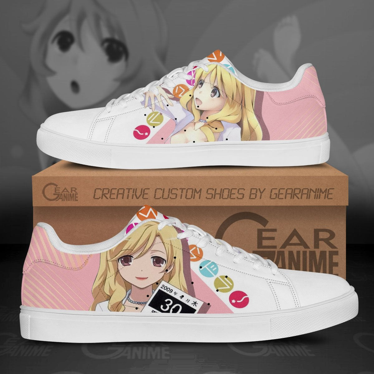 Yasuko Takasu Custom Anime Classic Court Shoes