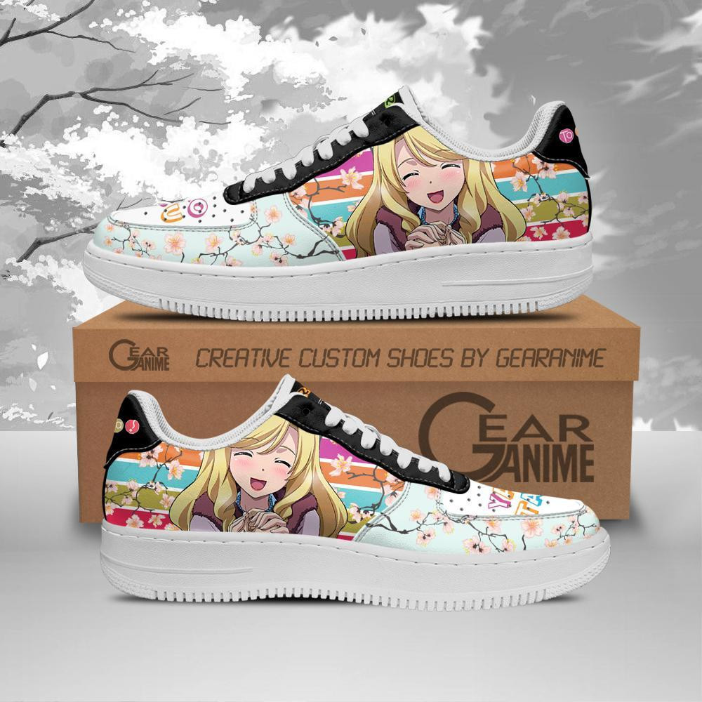 Yasuko Takasu Custom Anime Low-Top Leather Sneakers