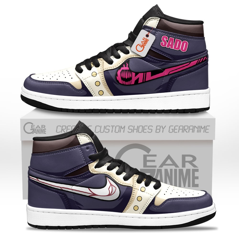 Yasutora Sado High-Top Leather Sneakers Custom Name