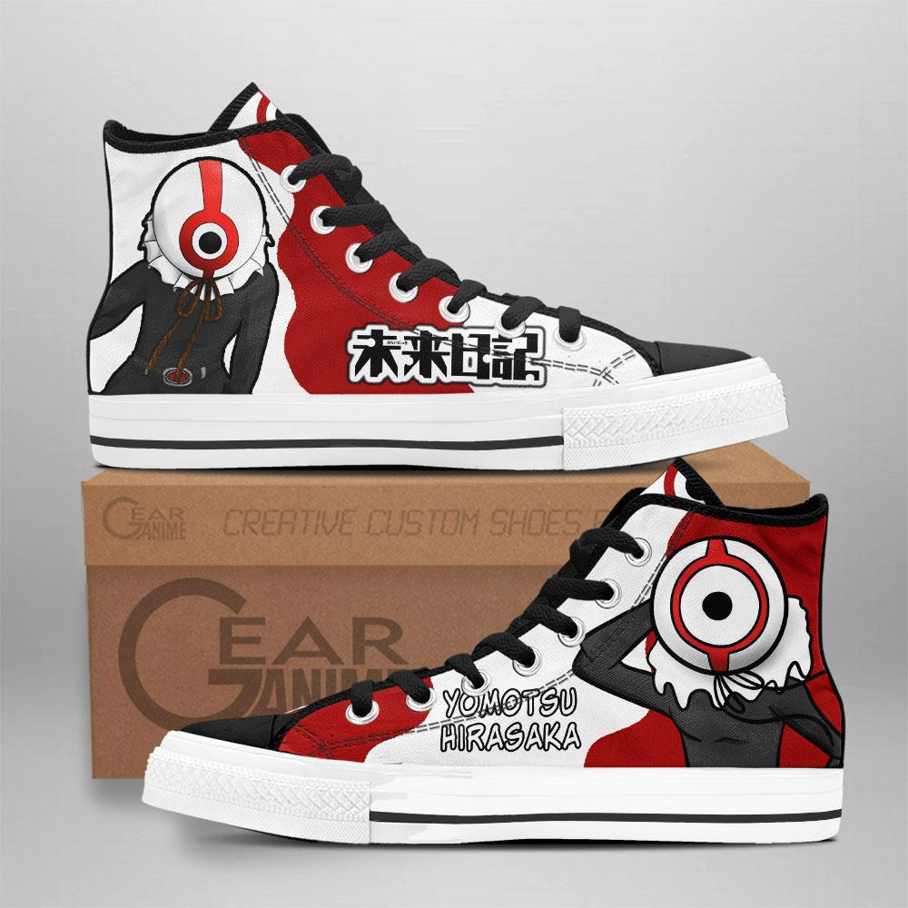 Yomotsu Hirasaka Custom Anime High-Top Canvas Shoes NTT111