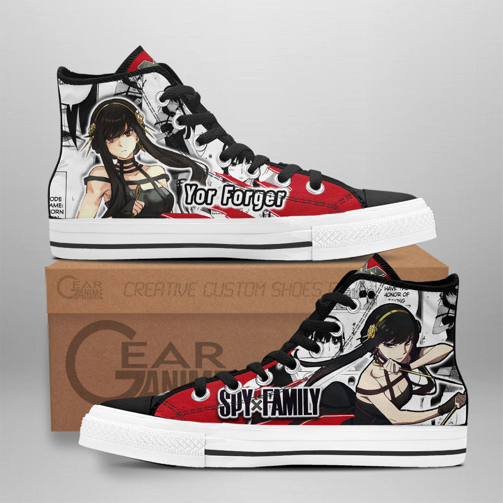 Yor Forger Custom Anime High-Top Canvas Shoes NTT170