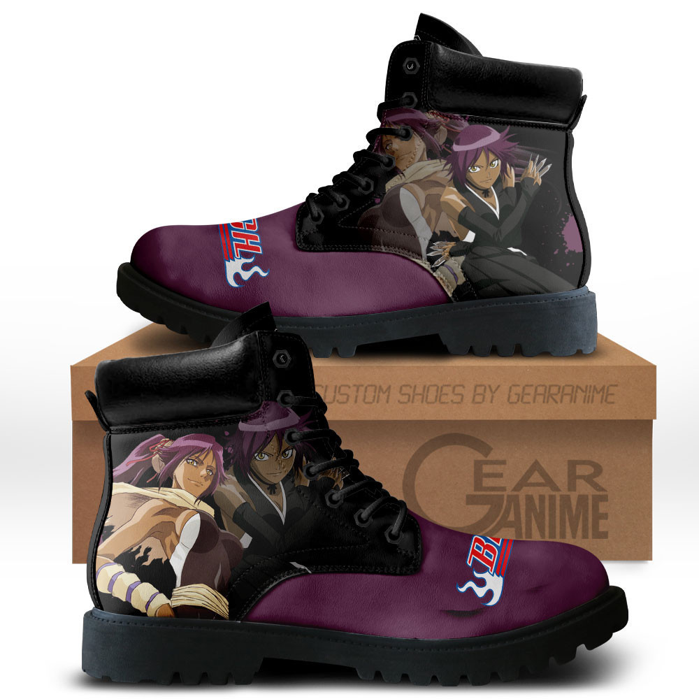 Yoruichi Shihouin Custom Anime Combat Boots MV0710