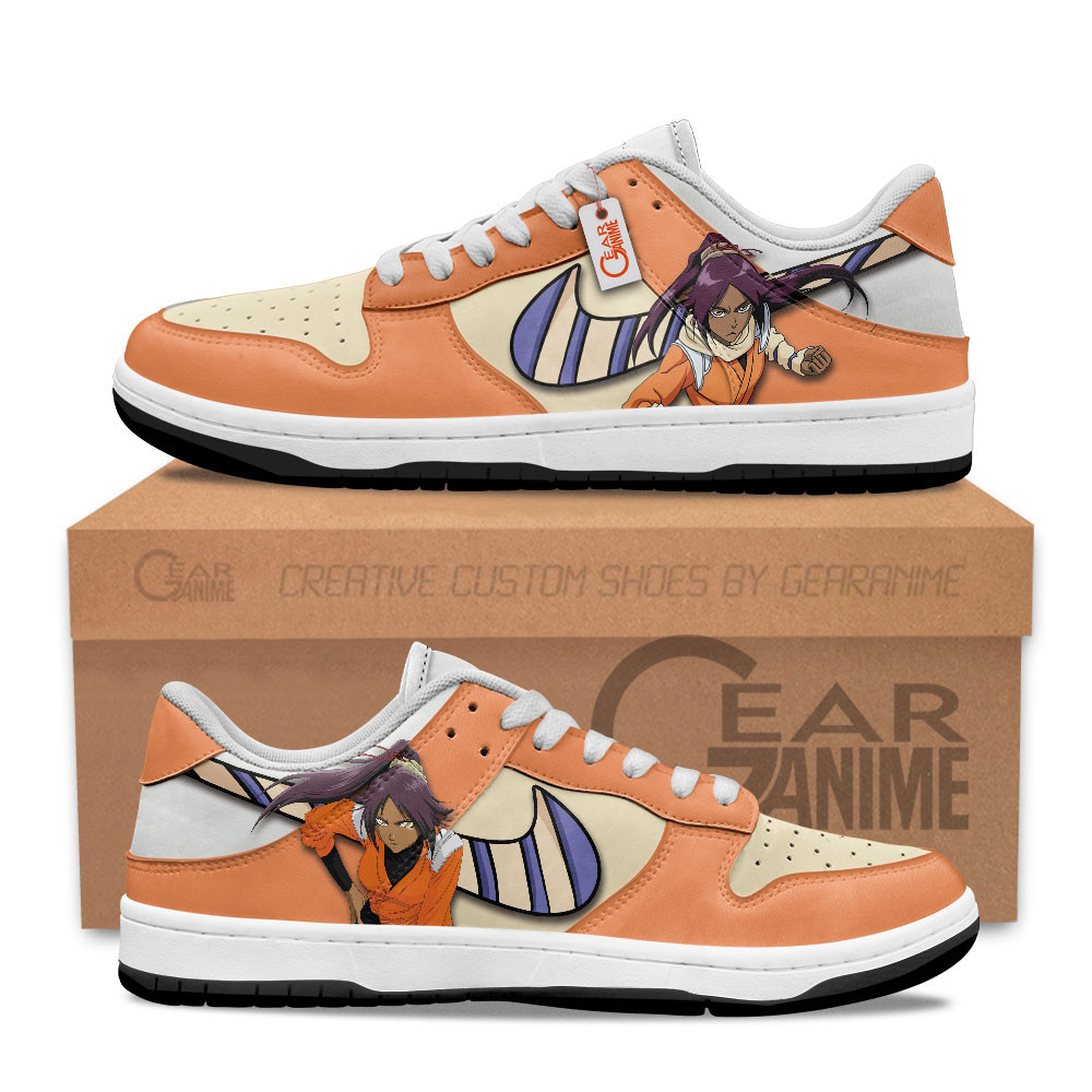 Yoruichi Shihouin Custom Anime Low-Top Skate Sneakers