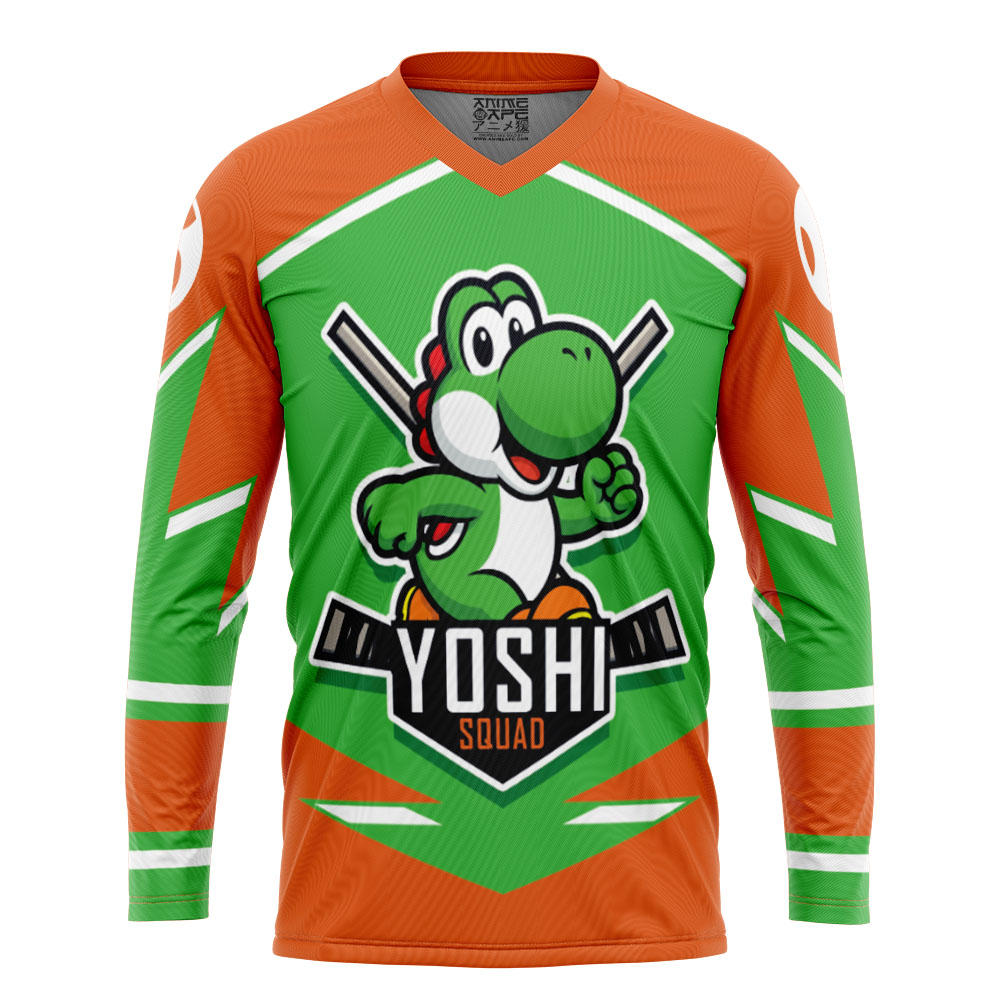 Yoshi Super Mario Bros Hockey Jersey