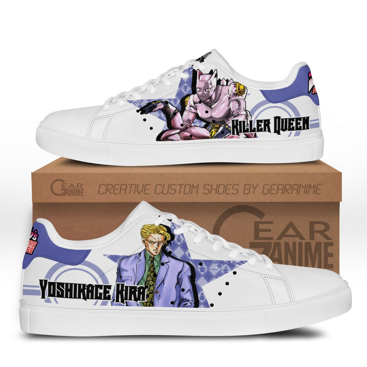 Yoshikage Kira Custom Anime Classic Court Shoes