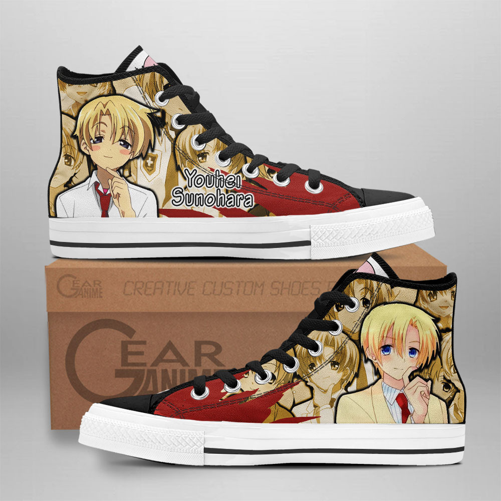 Youhei Sunohara Custom Anime High-Top Canvas Shoes NTT131
