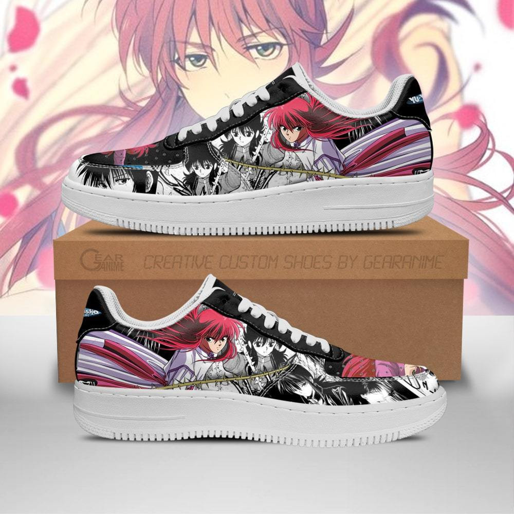 Youko Kurama Custom Anime Low-Top Leather Sneakers