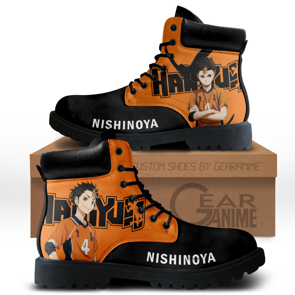 Yu Nishinoya Custom Anime Combat Boots MV3110
