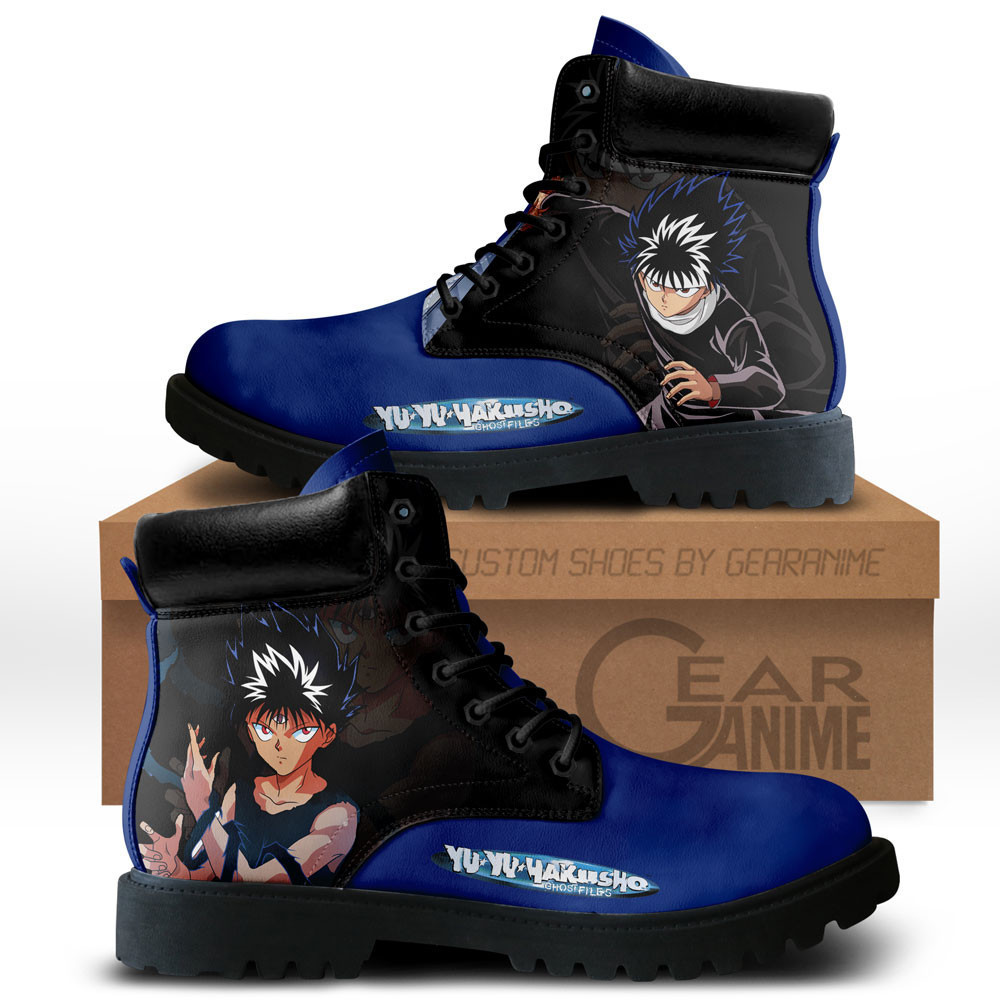 Yu Yu Hakusho Hiei Custom Anime Combat Boots NTT281